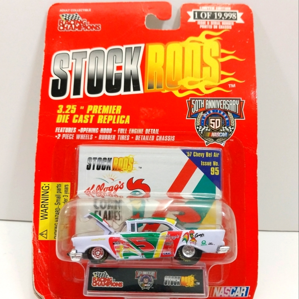 Racing Champions Stock Rods Kelloggs Corn Flakes #5 Issue No 95 #N054